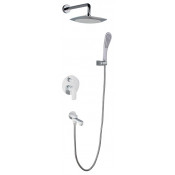 Встраиваемая душевая система Gappo G7148-8 белый/хром