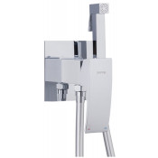 Смеситель с гигиеническим душем Gappo Jacob G7207-8 белый/хром