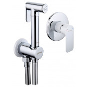 Смеситель с гигиеническим душем Gappo Noar G7248 белый/хром