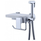 Смеситель с гигиеническим душем Gappo Gyron G7296 белый/хром