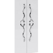 Due amanti комлект ручек 4шт, цвет хром