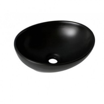 Раковина накладная Gappo GT304-8 41*33 чёрный