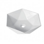 Раковина накладная Gappo GT502 54*54 белый