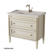 Тумба под раковину Caprigo Albion 90 33320-В002 bianco antico