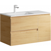 Тумба под умывальник  Aqwella Accent левая, цвет золотой, 90 см  ACC0109LDZ