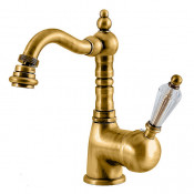Смеситель для биде Caprigo Adria Swarovski 01-032-oro золото