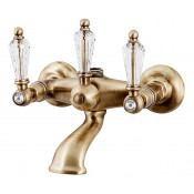 Смеситель для ванны Caprigo Adria Swarovski 01-019-vot бронза