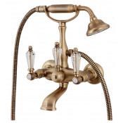 Смеситель для ванны Caprigo Adria Swarovski 01-010-vot бронза