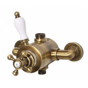 Смеситель для душа Caprigo Antique 04-070-vot термостатический бронза