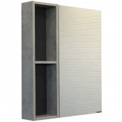 Зеркальный шкаф Comfortу Франкфурт-60 00-00004331 бетон светлый