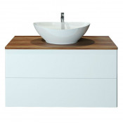 Тумба c раковиной Orange Otto Ot-100TuWOOD+G56 белый