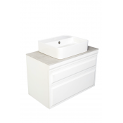 Тумба с раковиной Orange Modi Modi-75TU+RA белый софт