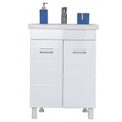 Тумба с раковиной Orange Таис Ta-60TUW+RA белый