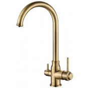 Смеситель для кухни Zorg Steel Hammer SH 763 INOX BRONZE PVD бронза PVD