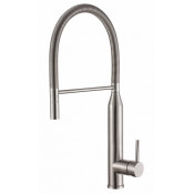 Смеситель для кухни Zorg Steel Hammer SH 6022 INOX матовая нержавеющая сталь