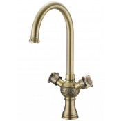 Смеситель для кухни Zorg Antic A 2004K-BR бронза