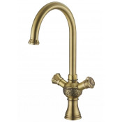 Смеситель для кухни Zorg Antic A 4003K-BR бронза