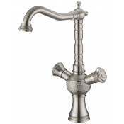 Смеситель для кухни Zorg Antic A 5004K-SL серебро