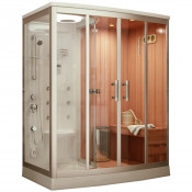 Душевая кабина Frank F916R с финской сауной правая 160х110