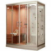 Душевая кабина Frank F917L с финской сауной левая 170х112