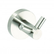 Крючок двойной Bemeta Neo, матовый хром 104106035