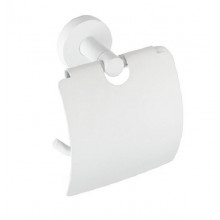 Держатель туалетной бумаги Bemeta White с крышкой 104112014