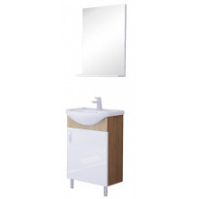 Комплект мебели для ванной Grossman ЭКО-52 3в1 105206 белый/дуб санома