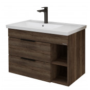 Тумба под раковину Grossman Форта 80 1080042 тёмный дуб галифакс