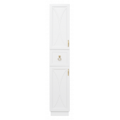 Шкаф-пенал Misty Амбра 35 П-Амб050-011Л левый белый