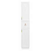 Шкаф-пенал Misty Амбра 35 П-Амб050-011П правый белый