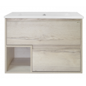 Тумба под раковину Misty Дунай 75 П-Ду01075-31541Я светлое дерево