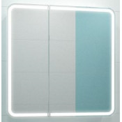 Зеркальный шкаф Misty Альфредо 80 МВК24 белый