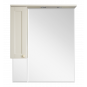 Зеркальный шкаф Misty Латте 85 П-Лат02085-032Л левый бежевый