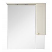 Зеркальный шкаф Misty Латте 85 П-Лат02085-032П правый бежевый