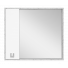 Зеркальный шкаф Misty Мия 90 П-Ми03090-01Л левое белый/серый