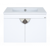 Тумба под раковину Misty Сахара 60 Пр-Сах06060-0011По белый