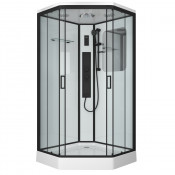 Душевая кабина Niagara Premium NG-6902-01GD Black 100х100 черный