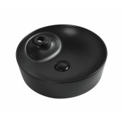 Раковина накладная Aquanet Moon-2-MB 43х43 273671 черный матовый