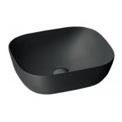 Раковина накладная Aquanet Lake-1-MB 50х39,5 245829 черный матовый