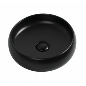 Раковина накладная Aquanet Roumd-1-MB 36х36 273680 черный матовый
