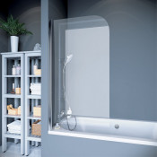 Шторка на ванну Koller Pool Waterfall Line 75х140 QP93(left) chrome,clear