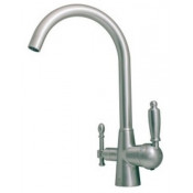 Смеситель для кухни Kaiser Vincent 31744-5 под фильтр серебро