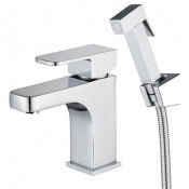 Смеситель для раковины Kaiser Sonat 34088 с гигиеническим душем хром