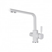 Смеситель для кухни Kaiser Decor 40144-10 под фильтр белый