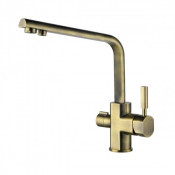Смеситель для кухни Kaiser Decor 40144-3 под фильтр бронза