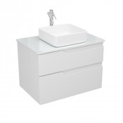 Тумба под умывальник OWL 1975 Hella Cristal 80 OW24.18.00 белый лак