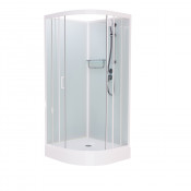 Душевая кабина Frank F408 White без крыши 80х80