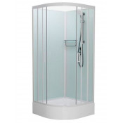 Душевая кабина Frank F400/1 White без крыши 100х100