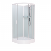 Душевая кабина Frank F420 White без крыши 120х120