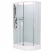 Душевая кабина Frank F418L White левая без крыши 100х80